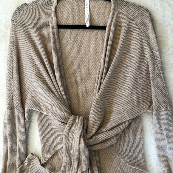 Babaton Beige Button Down long sleeved shirt - Picture 2 of 3
